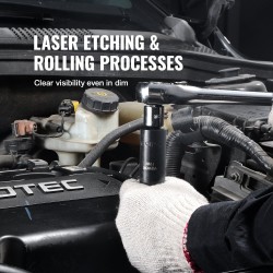 Iskihylsysarja 3/8-tuumainen CR-MO-seosteräs 15-osainen 8–22 mm autohuoltoon säilytyslaatikolla