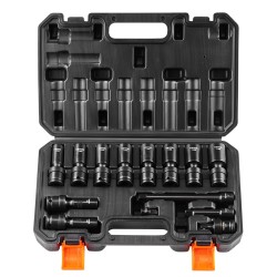 3 8 tuuman 14 osainen iskehylsysarja CR MO seosteräksestä 10 19 mm 360 asteen nivel 6 kulmainen