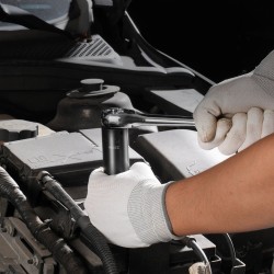 Iskusyvähylsysarja 3/8-tuuman 18-osainen CR-V-seosteräs 6-kulmainen 8–22 mm säilytyslaatikolla