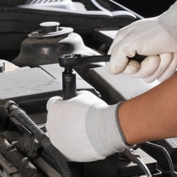 Hylsysarja 1/4 tuuman iskukäyttöön 55-osainen CR-V-seosteräs 5/32–9/16 tuumaa ja 4–15 mm