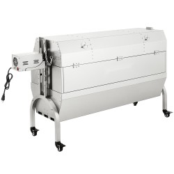 Grillivarras ruostumaton teräs 60 kilogramman kapasiteetti 40 watin moottori säädettävä korkeus