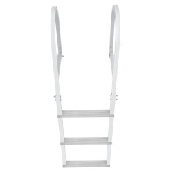 Irrotettava 3 portainen laituri ja venetikas alumiiniseoksesta leveät 3 1 tuuman askelmat 500 paunan enimmäiskuormitus