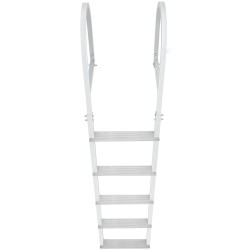 Irrotettava 5 askelmainen alumiiniseos laituritikas liukastumista estävillä askelmilla 500 paunan kantavuus