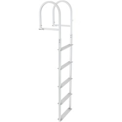 Irrotettava 5-askelmainen alumiiniseos laituritikas liukastumista estävillä askelmilla 500 paunan kantavuus