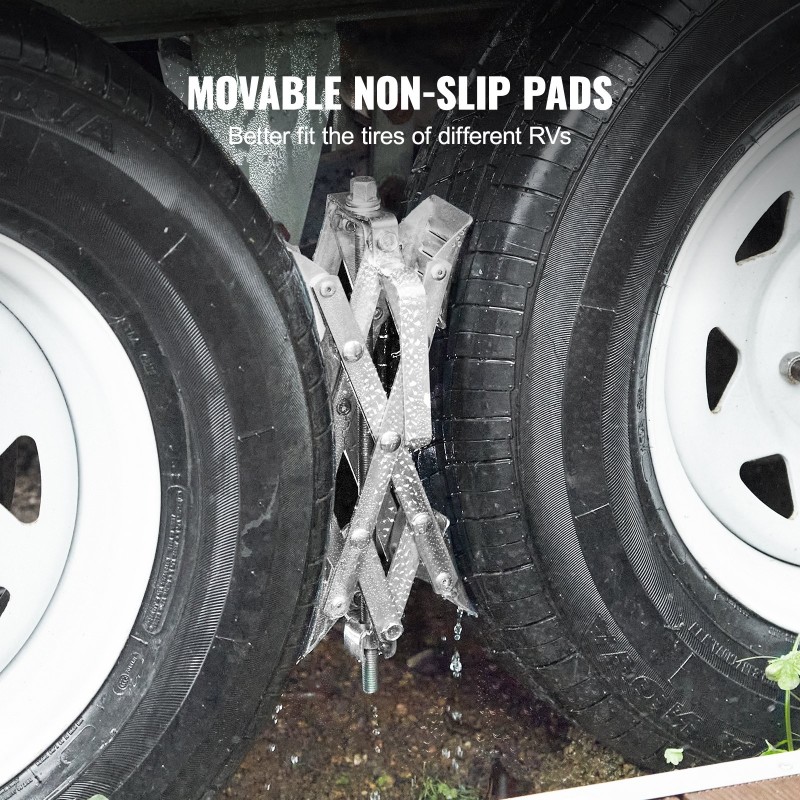 X-muotoinen hiiliteräs pyörävakaaja 2 kpl renkaiden väli 3,8–25,4 cm säilytyslaukku ja räikkäavain