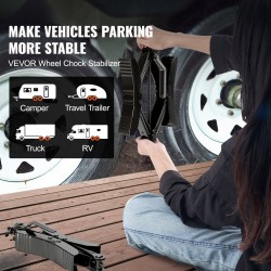 H-tyypin pyöränvakain hiiliterästä matkailuautoihin renkaiden väli 3.5–12 tuumaa 2 kpl