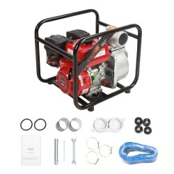 Vesipumppu bensiinikäyttöinen nelitahti 5,2 kW 80 mm 1003,5 l/min 43,3 m