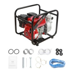 Bensiinikäyttöinen 2 tuuman vesipumppu 5 kW 537 l/min 45 m