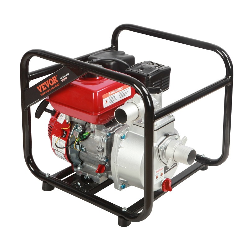 Bensiinikäyttöinen 2 tuuman vesipumppu 5 kW 537 l/min 45 m