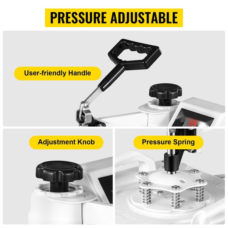 Lämpöprässi teflon-pinnoitettu 30 x 38 cm 5-osainen 1250 wattia kääntyvä yläosa