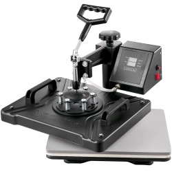 Kuusiosainen lämpöprässi 38 x 30 cm T paitoihin mukeihin hattuihin lautasille