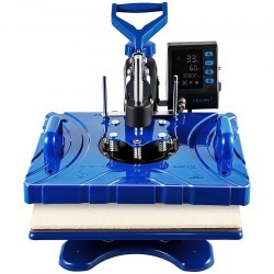 Lämpöpuristin kuusitoiminen teflonpinnoitettu 30x38 cm lämmityslevy 1000W