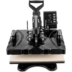 Lämpöprässi kuusi toimintoa 29x38 cm teflonpinnoitettu levy 1000W