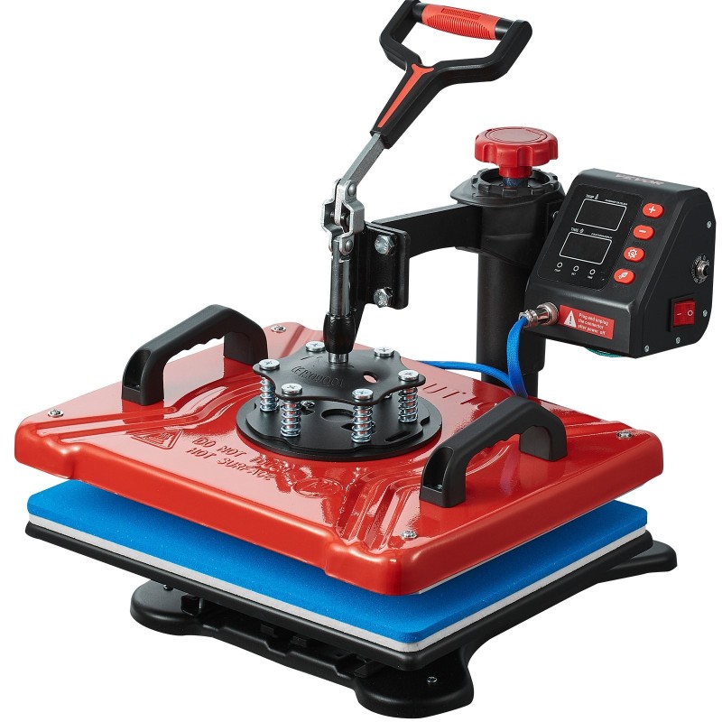 Lämpöprässäyskone teflon 30 x 38 cm 10 toimintoa 360 asteen kääntyvä