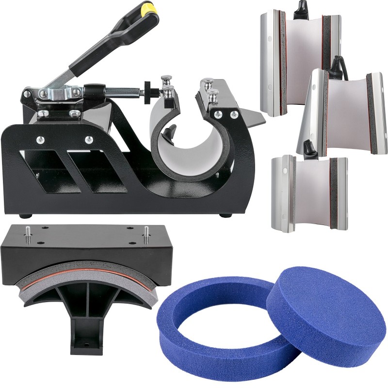 Lämpöprassi 38 x 38 cm kahdeksan toimintoa 1200 W T-paitoihin ja mukeihin