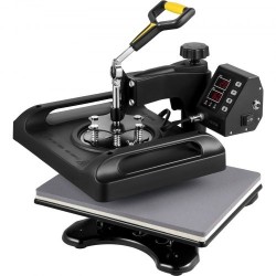 Lämpöprässilaite 29x38cm 8 toiminen 360 asteinen kääntyvä kaksoisputkilämmitys T paidoille ja mukeille