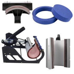 Lämpöpuristin 6 yhdessä 29 x 38 cm puristuspinta T-paidoille 1000 W