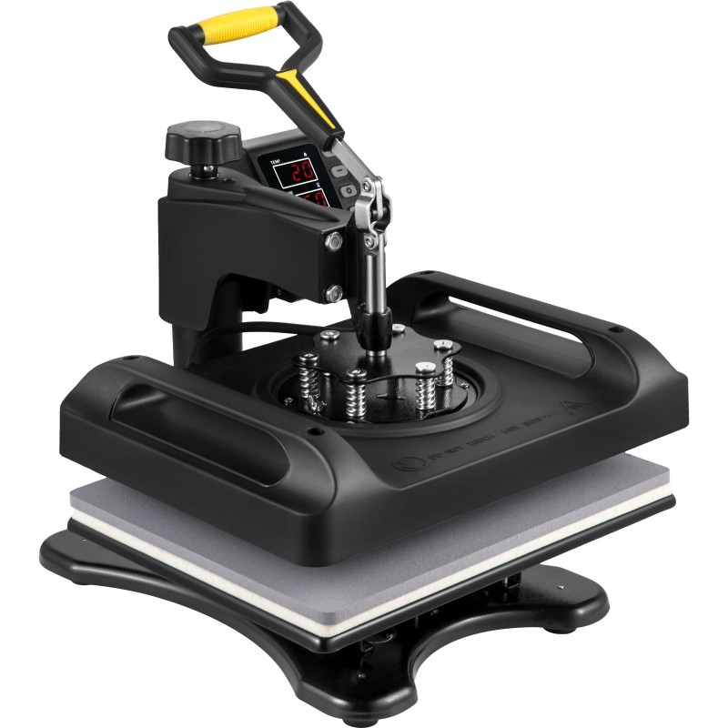 Lämpöpuristin 6 yhdessä 29 x 38 cm puristuspinta T-paidoille 1000 W