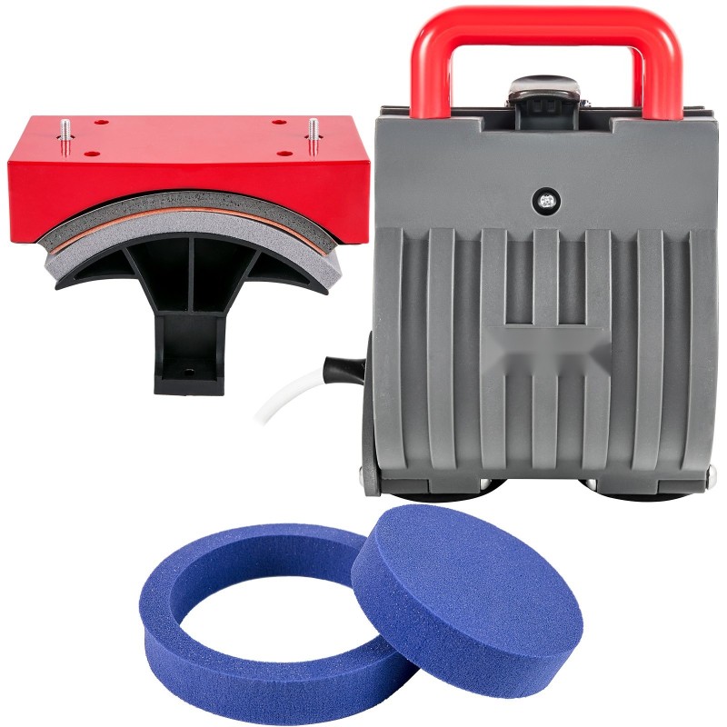 Lämpöprässi teflon-pinnoitettu 29x38 cm 1000 wattia 360 asteen kääntyvä lisäosilla