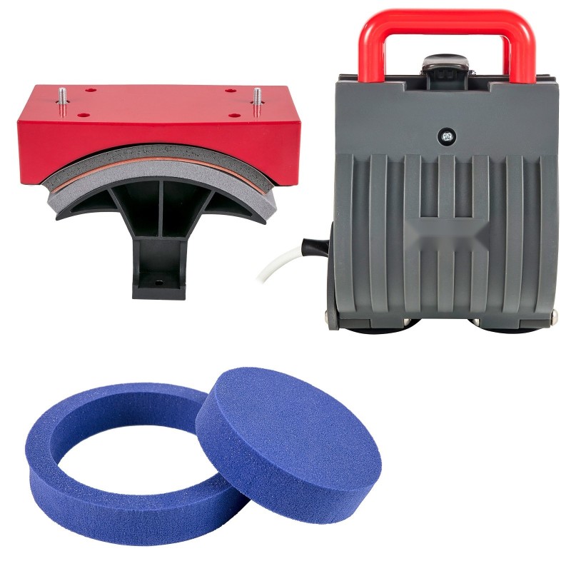 Lämpöprässi 38x38cm 5-toiminen 1200 W 360° kääntyvä tekstiileille, mukeille, lautasille ja lippiksille