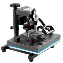 Lämpöprässi 25x30 cm kaksiosainen tasoprässi ja lippisprässi Teflon-pinnoitettu digitaalinen ohjaus