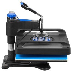 Lämpöprässi 38 x 38 cm lämmityslevy t paidoille digitaalinen ajastin 360 asteen kääntyvä