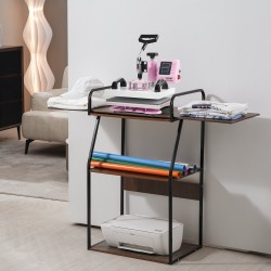 Lämpöprässi 300x250 mm kaksitoiminen tasoprässi ja lippaprässi pinkki