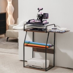 Lämpöprässi 8-in-1 muovi alumiiniseos lämpölevy 290 x 380 mm musta-pinkki