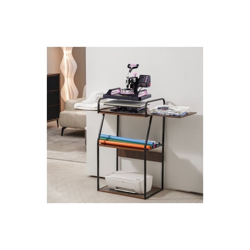 Monikäyttöinen lämpöprässi muovi alumiiniseos 290x380mm musta pinkki