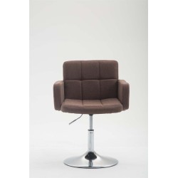 Tyylikäs Los Angeles -nojatuoli kankaalla, säädettävä ja kääntyvä