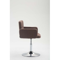 Tyylikäs Los Angeles -nojatuoli kankaalla, säädettävä ja kääntyvä