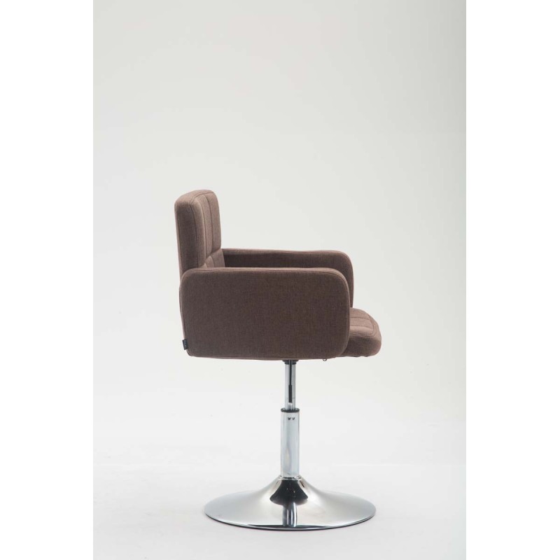 Tyylikäs Los Angeles -nojatuoli kankaalla, säädettävä ja kääntyvä