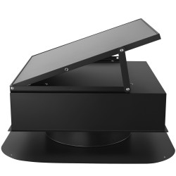 Kattotuuletin ullakolle aurinkokäyttöinen 35W monokiteisellä aurinkopaneelilla harjaton tasavirtamoottori automaattinen lämpö ja