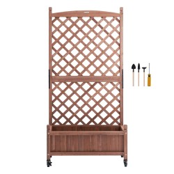 Kohopenkit kuusipuusta 2 kpl 75 x 33 x 156 cm köynnöskasveille