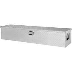 Alumiininen raskaan käytön työkalulaatikko timanttikuvioitu pinta lukittava kahdella avaimella 1219x381x381 mm