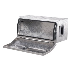 Raskaan käytön alumiininen työkalulaatikko 762x330x330 mm sivukahvolla T lukolla