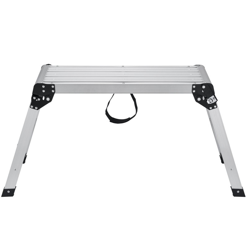 Taitettava alumiininen työalusta 150 kg kantavuus 50,8 cm korkeus luistamaton pinta