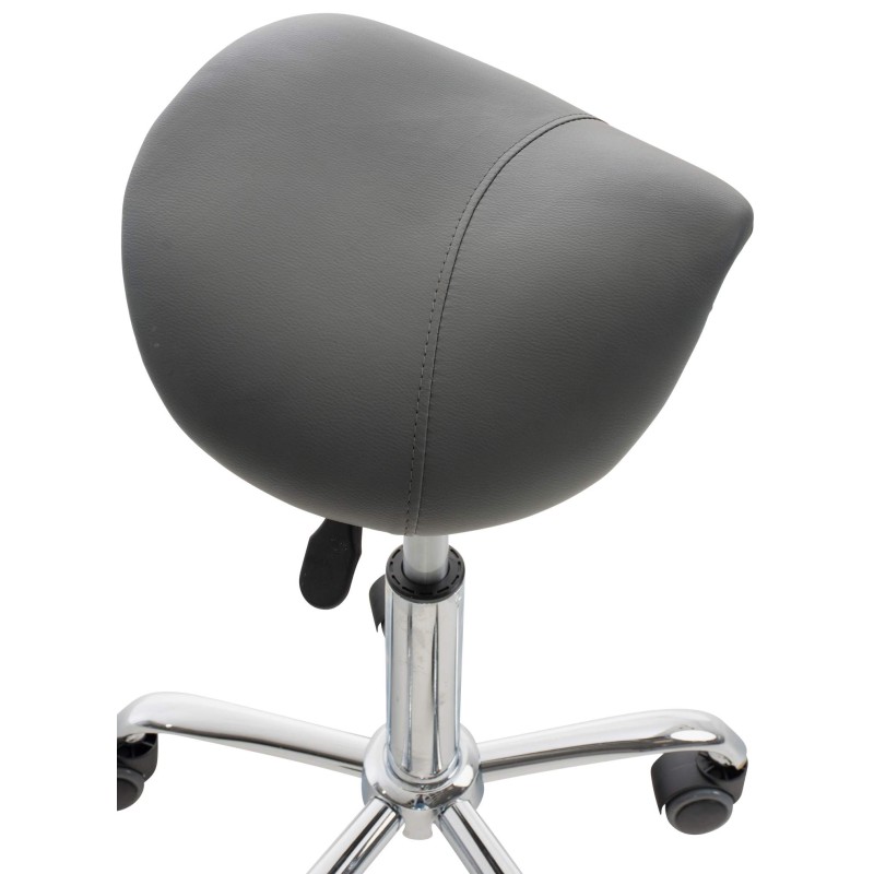 Ergonominen satulatuoli pyörillä säädettävä korkeus työhön ja kotiin