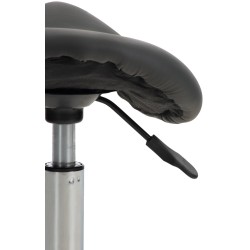 Ergonominen satulatuoli pyörillä säädettävä korkeus työhön ja kotiin