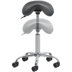 Ergonominen satulatuoli pyörillä säädettävä korkeus työhön ja kotiin