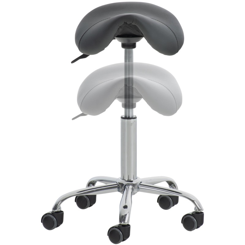 Ergonominen satulatuoli pyörillä säädettävä korkeus työhön ja kotiin