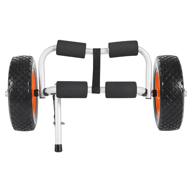 Taitettava alumiinikajakkikärry 90 kg kantavuus 25,4 cm täydenkumin renkaat kajakeille