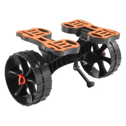 Taitettava kajakkikärry 136,1 kg kantavuus 25,4 cm täyskumirenkaat räikkäkiristysliina