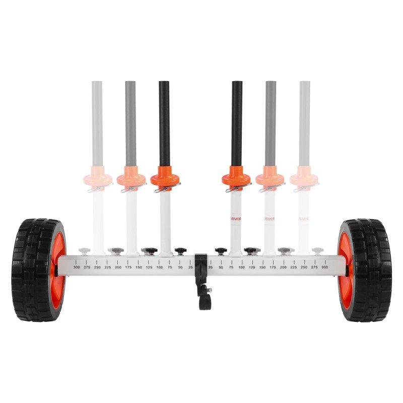 Kajakki kanootti SUP-lauta kärry alumiiniseosrunko 104 kg kantavuus umpinaiset 25,4 cm renkaat