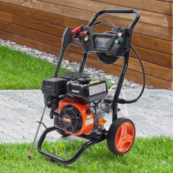 Bensiinikäyttöinen painepesuri 3400 PSI 2,6 GPM 5 pikaliitettävää suutinta