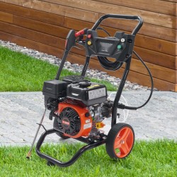 Korkeapainepesuri bensiinikäyttöinen 3600 PSI 2,6 GPM kuparipumppu 210cc 5 suutinta