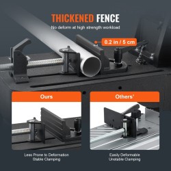 Metallin katkaisusaha 35,6 cm terällä kylmäleikkauksella 0–45 asteen jiirillä