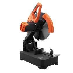 Metallin katkaisusaha 35,6 cm terällä kylmäleikkauksella 0–45 asteen jiirillä