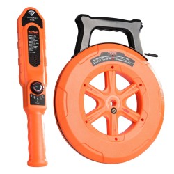 Putkitukosten paikannin 30 metrin kaapelilla ABS-muovinen IP67 vesitiivis muovi- ja metalliputkille