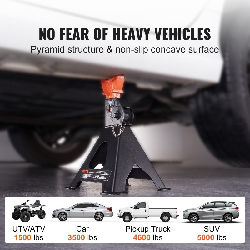 Tunkkijalustat teräs 3 t kantavuus 2 kpl 27,4–41,4 cm säädettävät